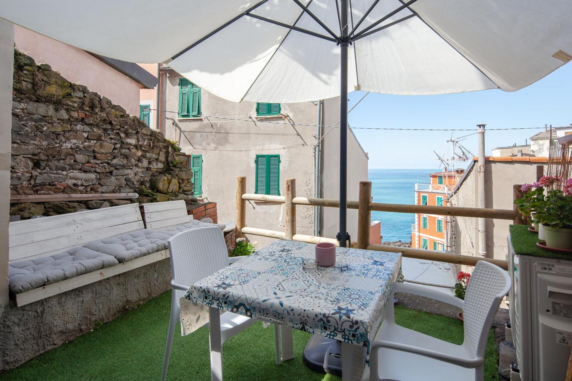 Ariel - Sea View Double Room Riomaggiore Ngoại thất bức ảnh